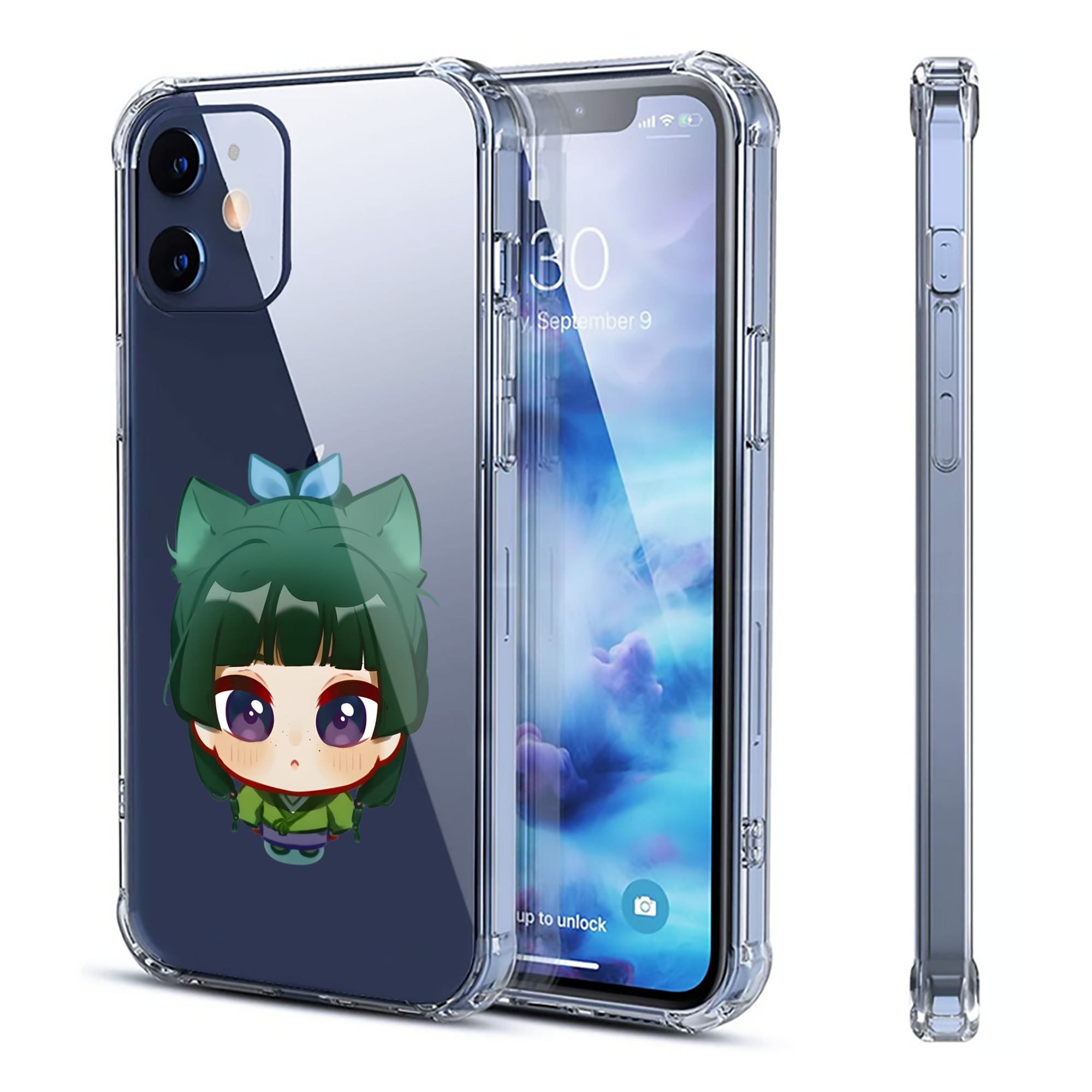 （画像用） 薬屋のひとりごと The Apothecary Diaries 【iPhone 12シリーズ対応】透明スマホケース（クリアソフトケース）